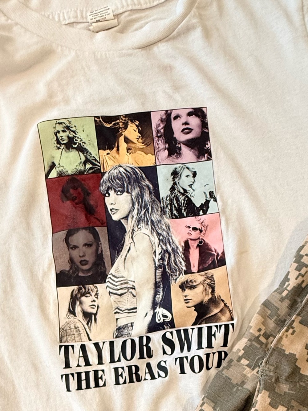 Taylor Swift New "New Eras Tour" YL shirt double sided w dates